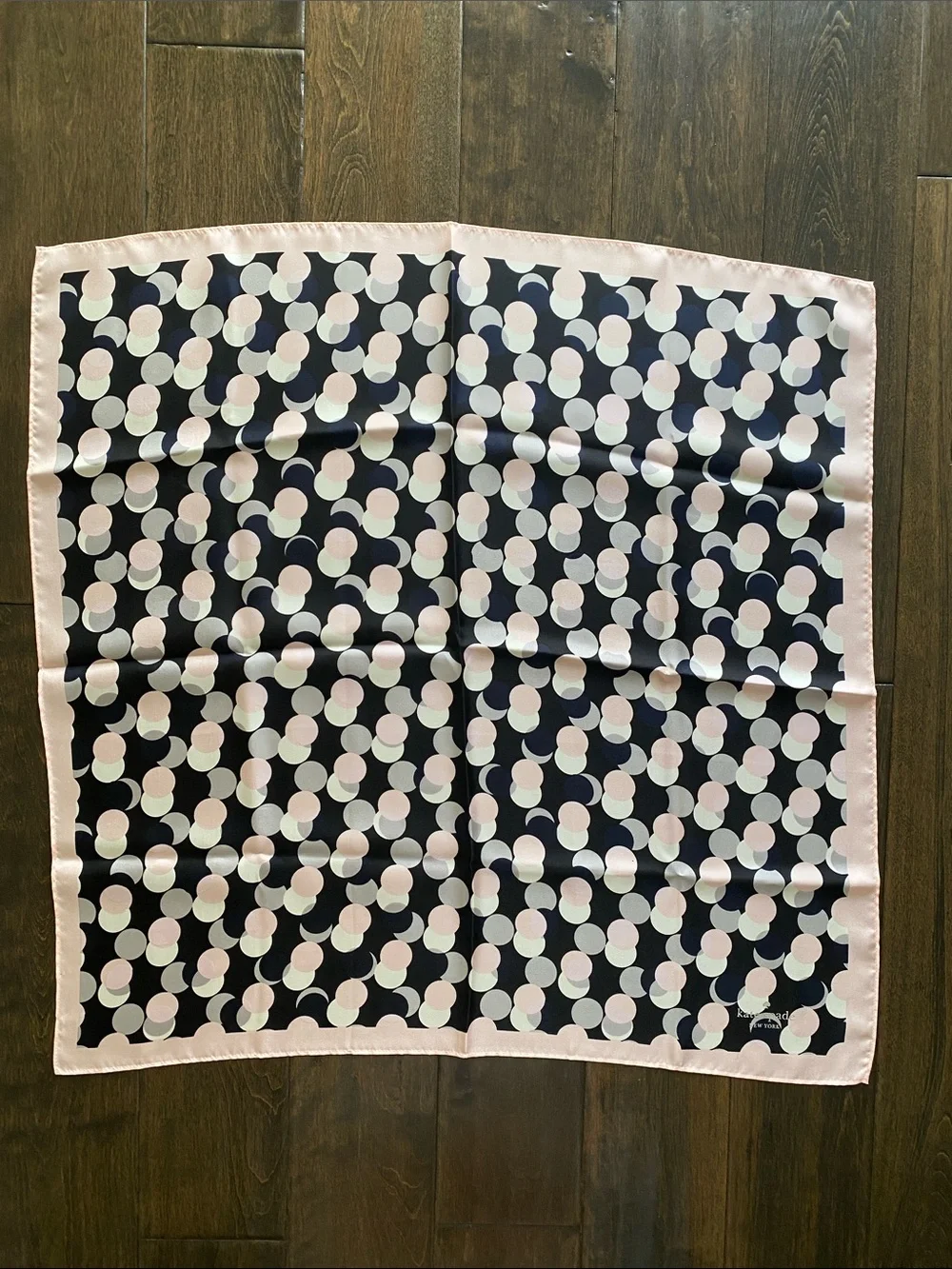 Kate Spade Polka Dot Silk Scarf